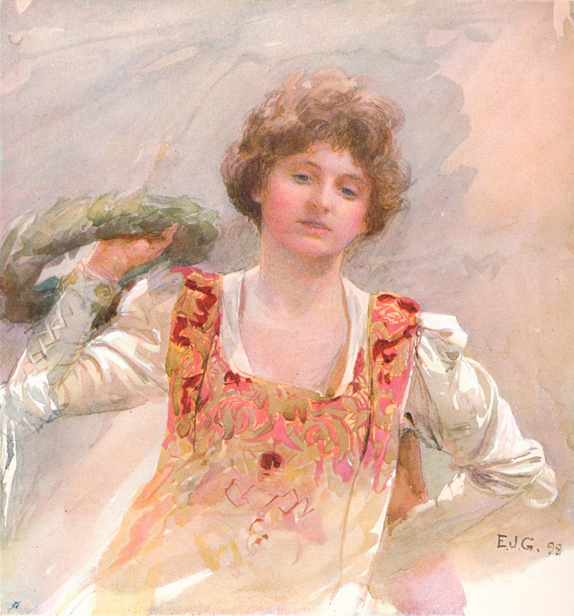 生日，c1870-1906，1906年。 作者 爱德华·约翰·格雷戈里