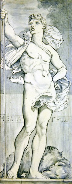Meleager，c.1866（陶瓷）（对368310） 作者 爱德华·约翰·波因特
