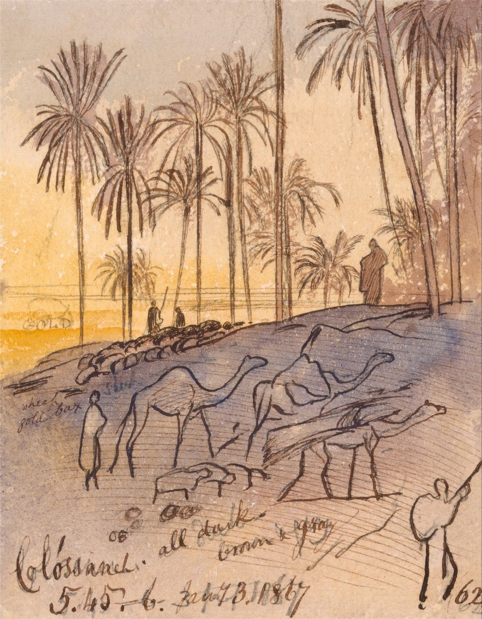 科洛萨内，1867 年 1 月 3 日下午 5:45 - 6:00 (62) 作者 爱德华·李尔