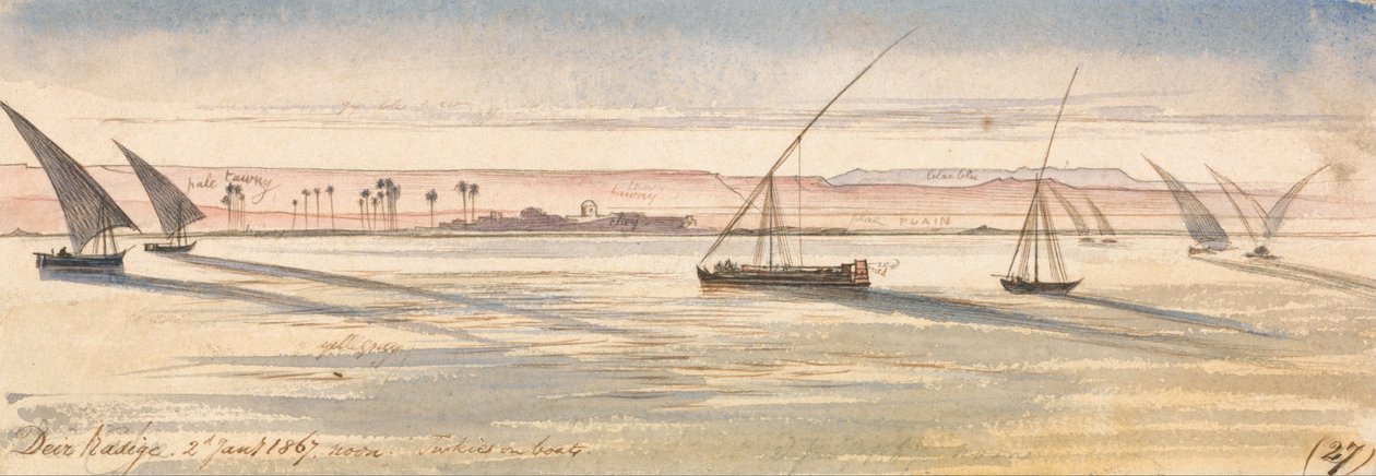 1867 年 1 月 2 日中午，代尔卡迪格 (27) 作者 爱德华·李尔