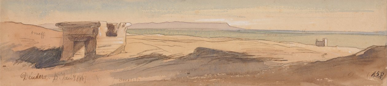 德德拉，1867 年 1 月 15 日 (158) 作者 爱德华·李尔