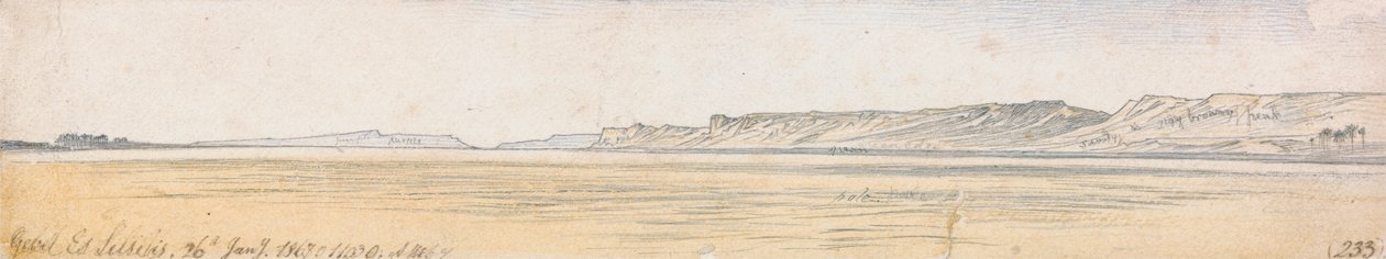Gebel Es Silsilis 作者 爱德华·李尔