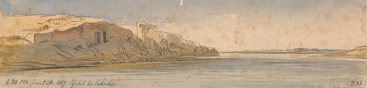 Gebel Es Silsilis 作者 爱德华·李尔