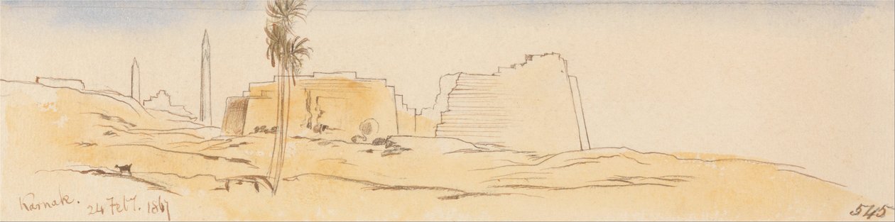 卡纳克，1867 年 2 月 24 日（545） 作者 爱德华·李尔