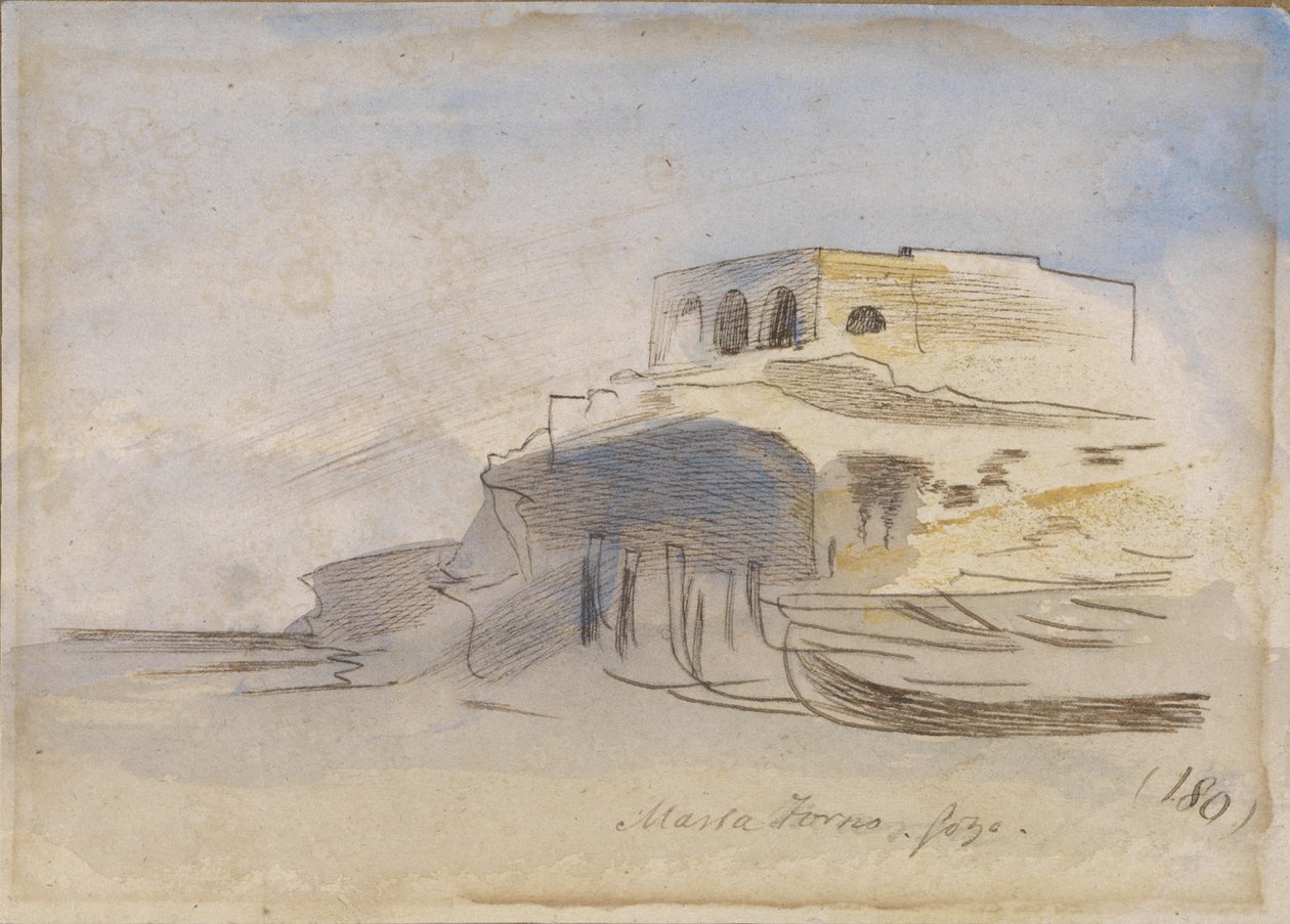 马萨·佛诺（Massa Forno），马耳他戈佐，1866年 作者 爱德华·李尔