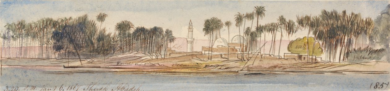 谢赫-阿巴德，1867 年 1 月 6 日下午 3:20 (85) 作者 爱德华·李尔