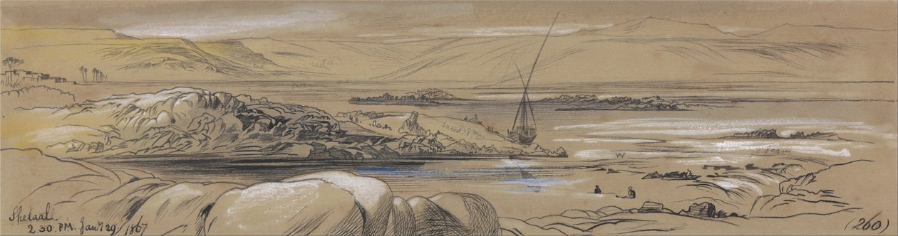 1867年1月29日凌晨2时30分，谢拉尔（260） 作者 爱德华·李尔