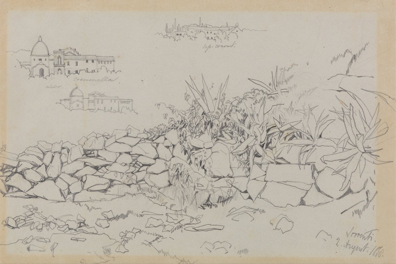索伦托，1838 年 8 月 2 日 作者 爱德华·李尔