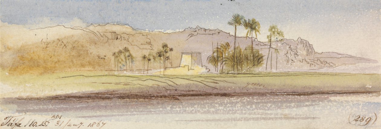 塔法，1867年1月31日 (289)上午10:15 作者 爱德华·李尔