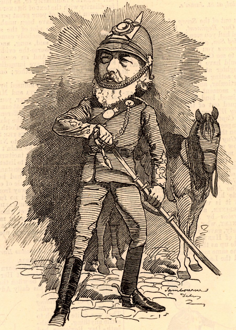 Frederick Lord Leighton in military uniform 作者 爱德华·林利·桑伯恩