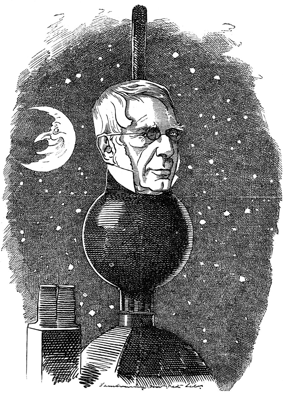 乔治·比德尔·艾里（George Biddell Airy）1801-1892年，英国天文学家和地球物理学家，1883年 作者 爱德华·林利·桑伯恩
