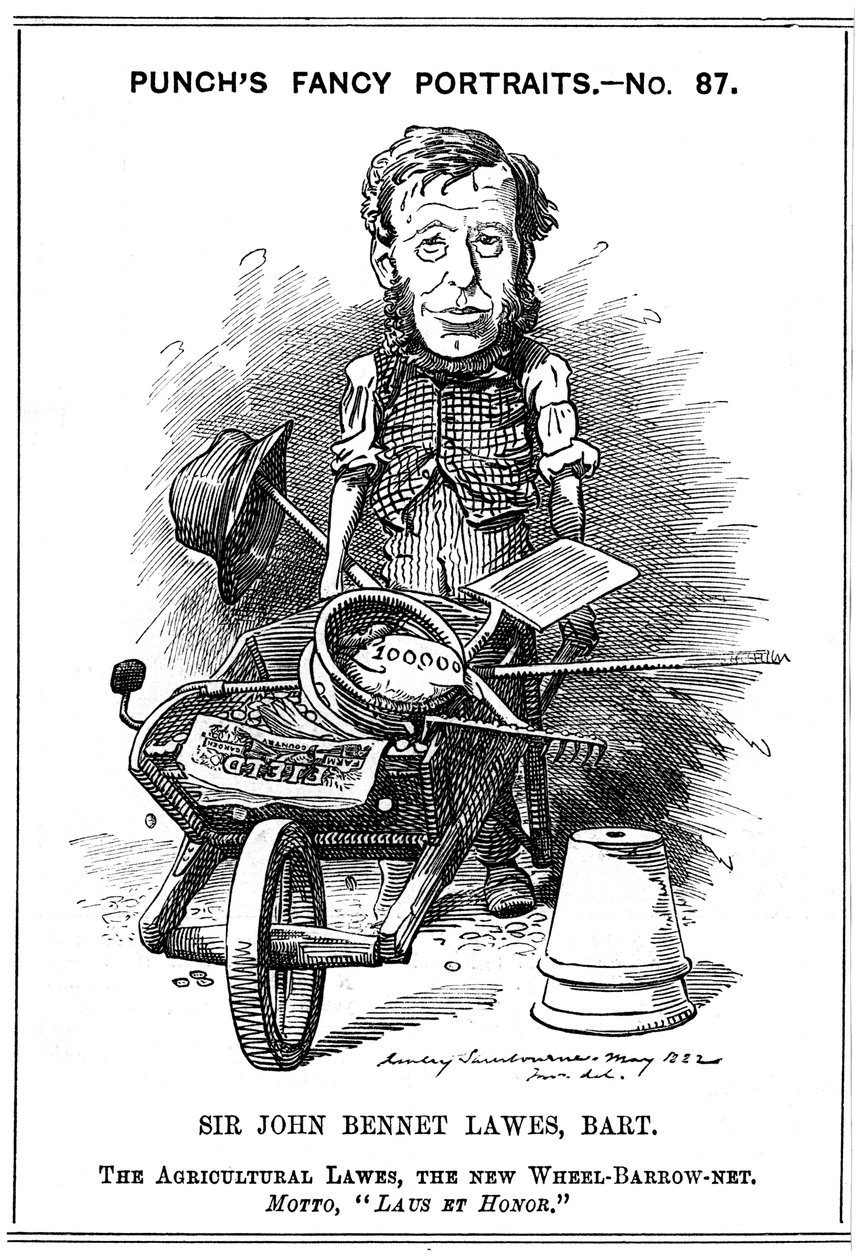约翰·本内特·劳斯（John Bennett Lawes），英国农业学家，1882年。 作者 爱德华·林利·桑伯恩