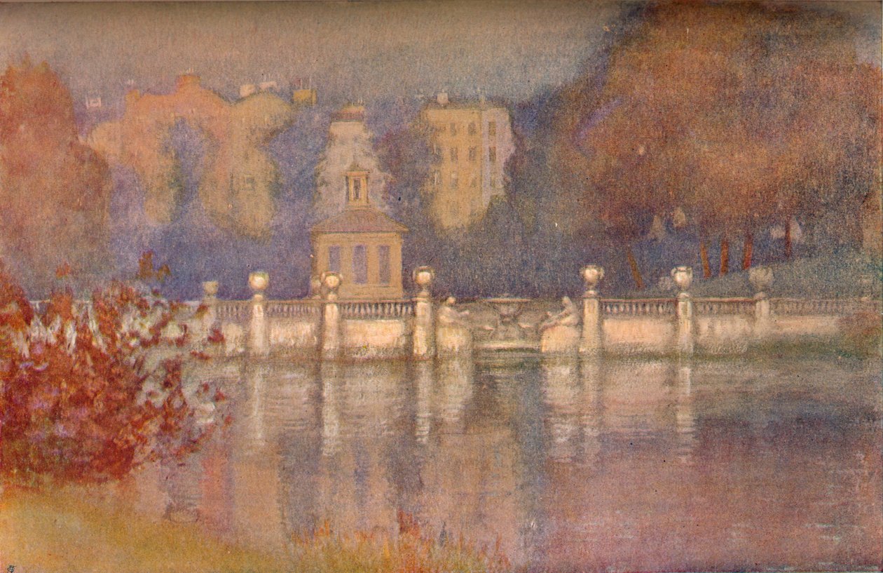 蛇纹石，海德公园，1911年 作者 爱德华·路易斯·劳伦森