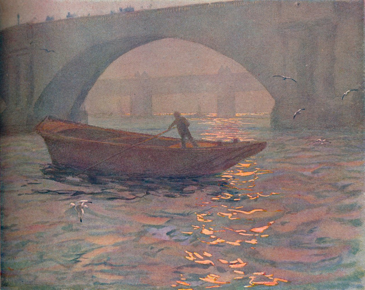 滑铁卢桥，c1910 作者 爱德华·路易斯·劳伦森