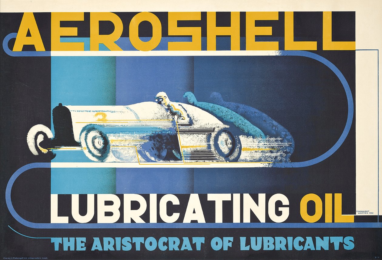 Aeroshell 润滑油广告海报 作者 爱德华·麦克奈特·考弗