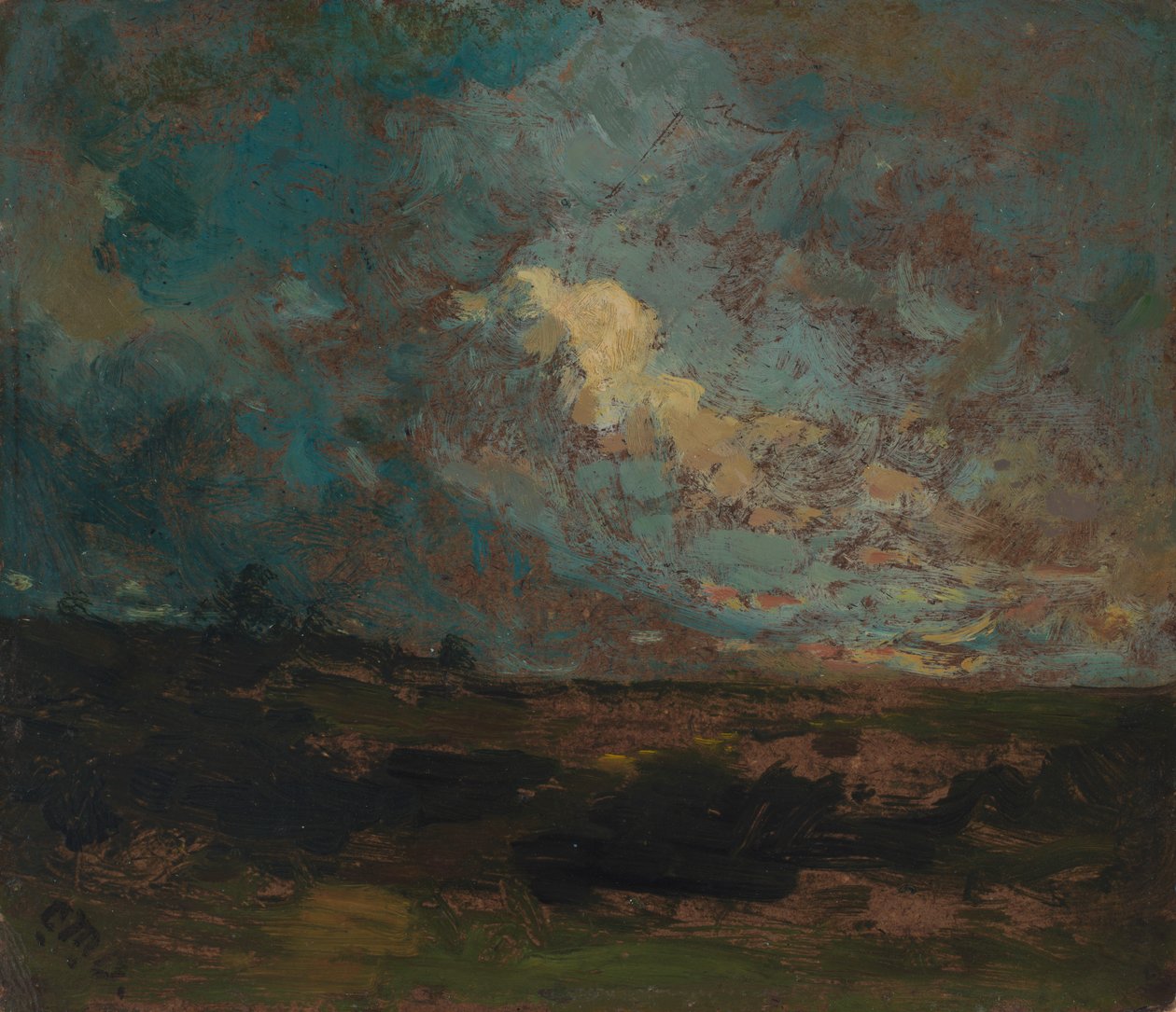 淋浴后，约1883-1887年。 作者 爱德华·米切尔·班尼斯特