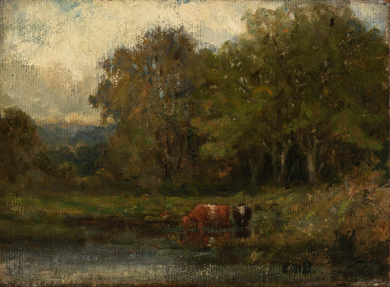 景观，1895年。 作者 爱德华·米切尔·班尼斯特