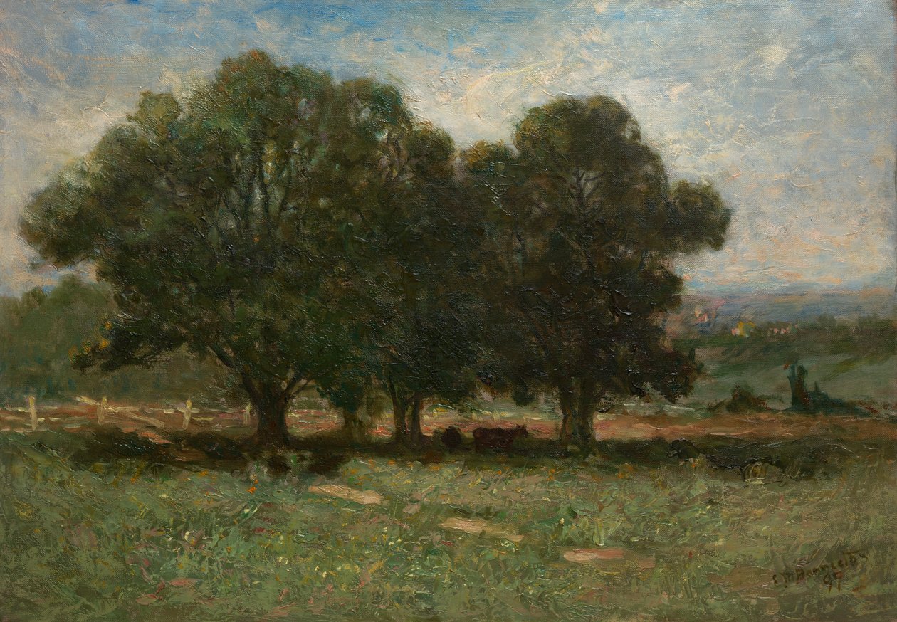 景观，1899年。 作者 爱德华·米切尔·班尼斯特