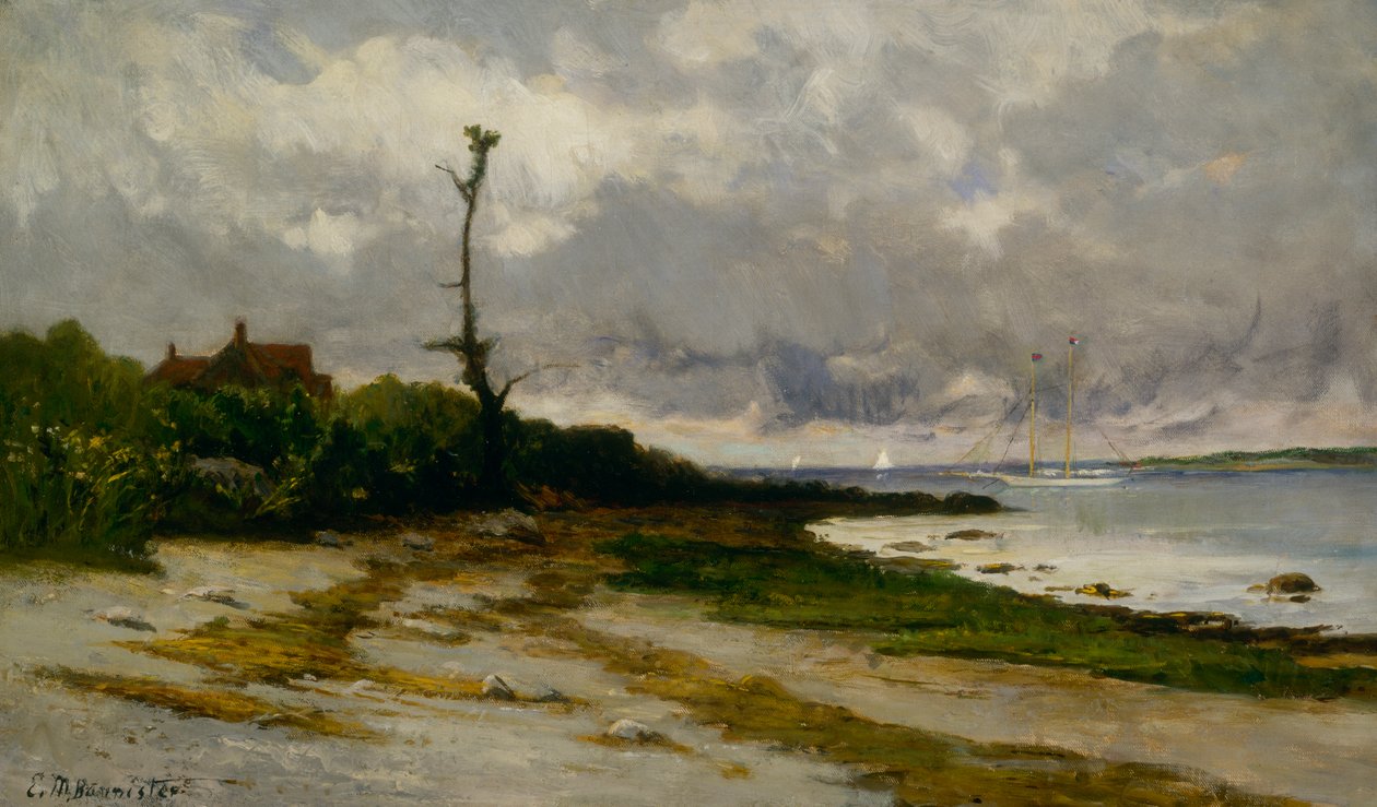 R.I.纽波特附近的风景，约1877-1878年。 作者 爱德华·米切尔·班尼斯特