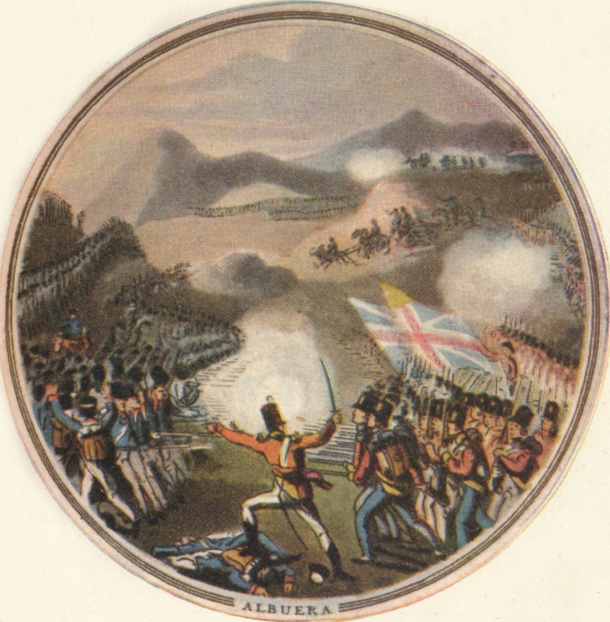 阿尔布埃拉战役，1815年，1910年 作者 爱德华·奥姆
