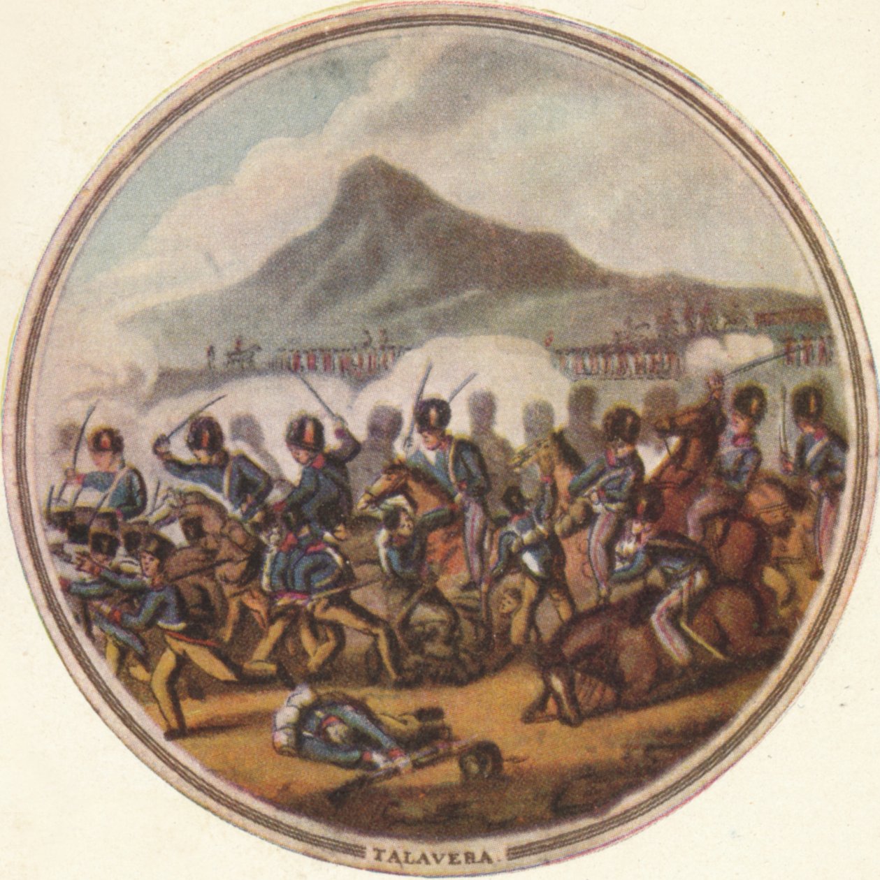 塔拉维拉战役，1815年，1910年 作者 爱德华·奥姆