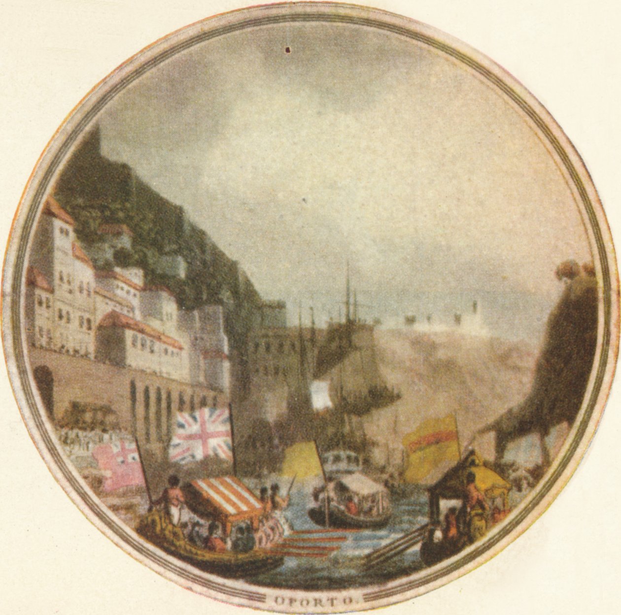 杜罗河的通道，1815年，1910年 作者 爱德华·奥姆