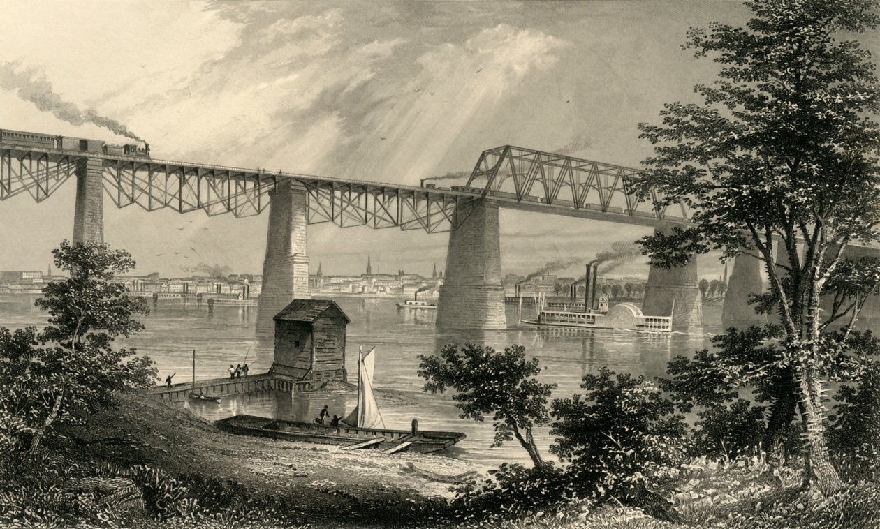 路易斯维尔市》，1874年。   作者 爱德华·帕克斯曼·布兰德