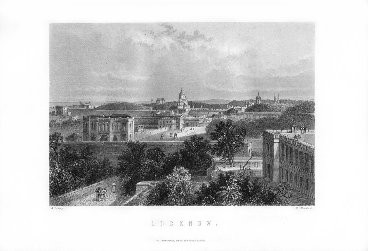 印度拉克瑙，1893年。 作者 爱德华·帕克斯曼·布兰德