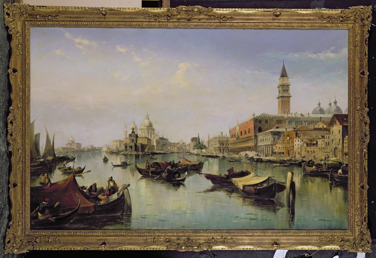 圣马可教堂（Bacino di San Marco），眺望大运河口 作者 爱德华·普里切特
