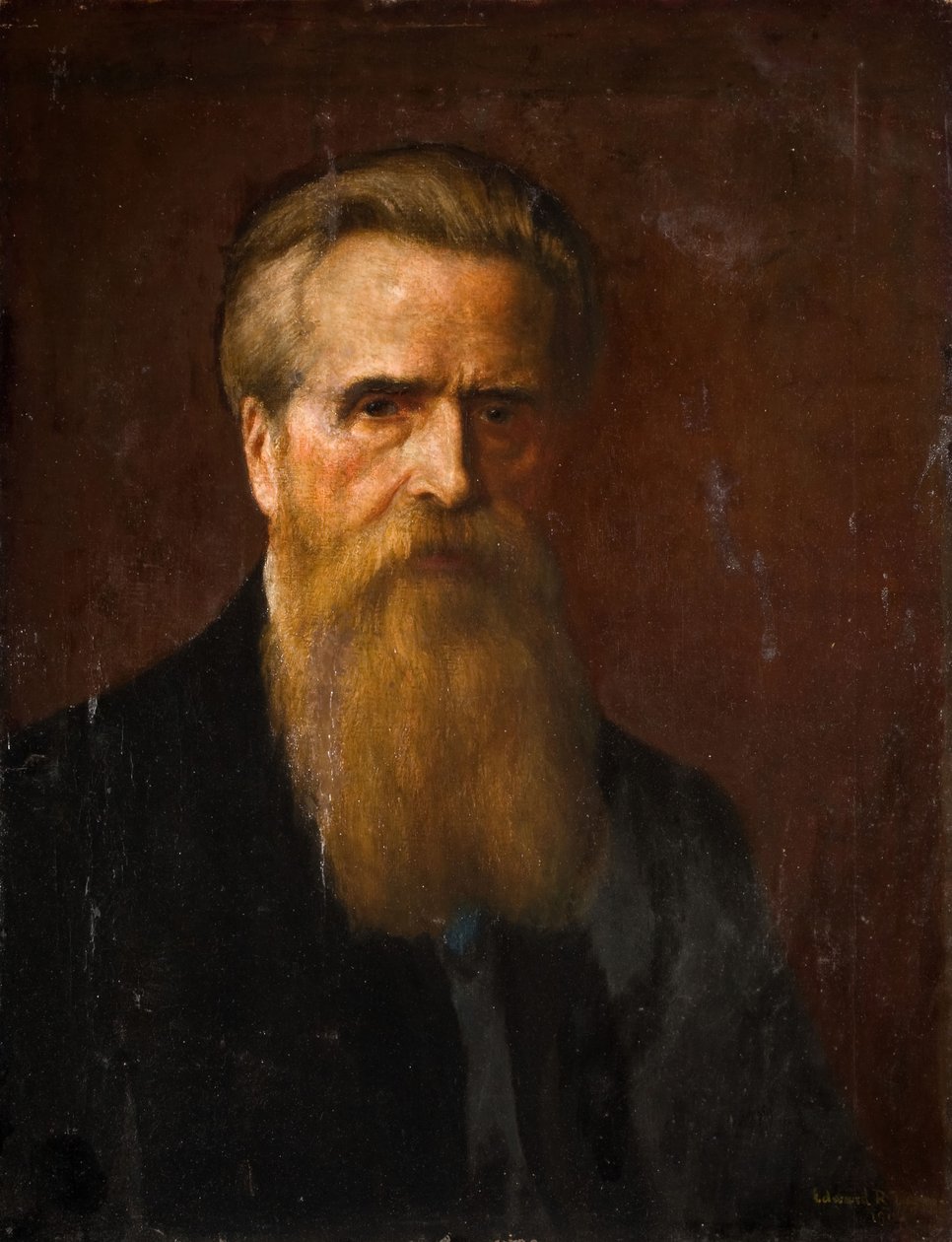 艺术家的自画像》，1906年。 作者 爱德华·R·泰勒