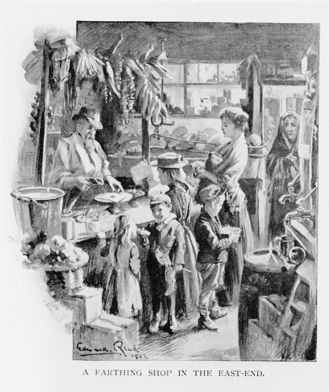 1902年东端的一家小店 作者 爱德华·里德