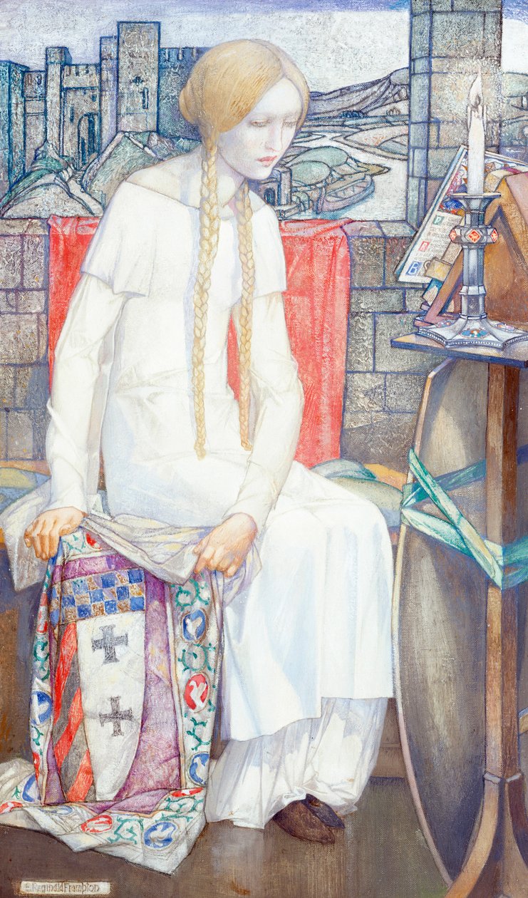 伊莱恩（Elaine），1921年 作者 爱德华·雷金纳德·弗兰普顿