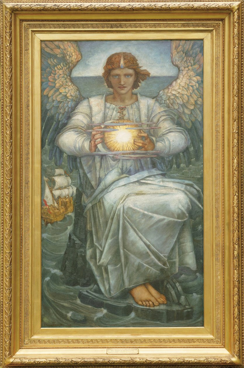 海洋天使，1906年 作者 爱德华·雷金纳德·弗兰普顿