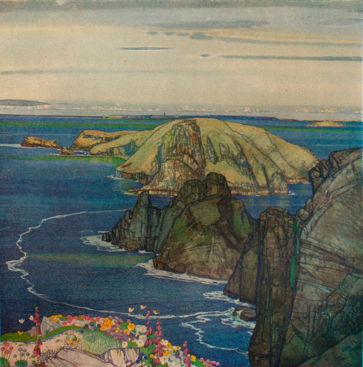 Brecqhou岛，Off Sark，c1921 作者 爱德华·雷金纳德·弗兰普顿