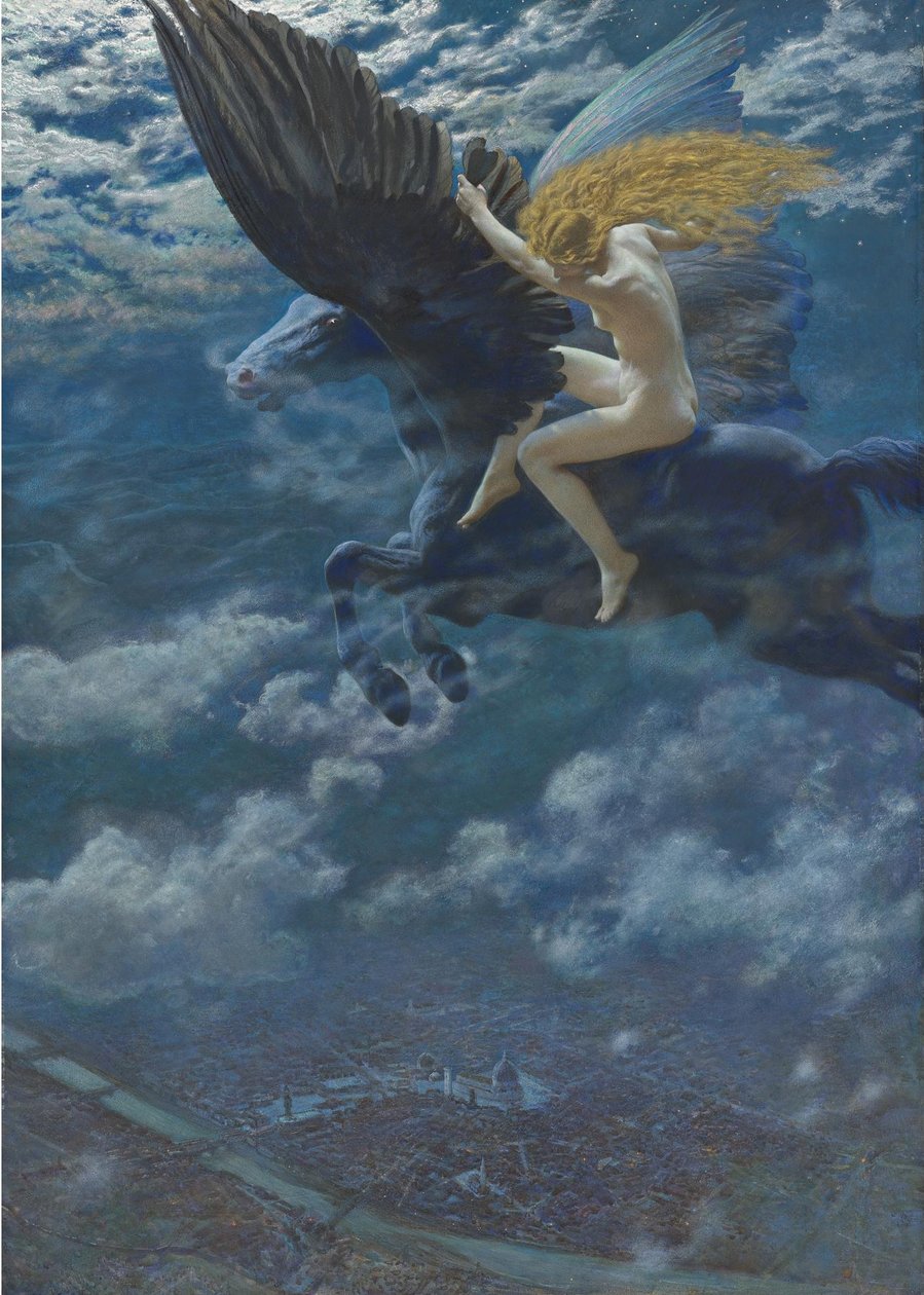 Dream Idyll女武神c。 1902年 作者 爱德华·罗伯特·休斯