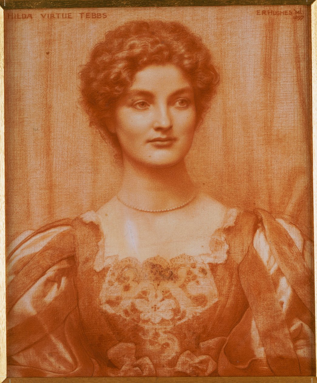 希尔达·德·泰布斯（Hilda Virtue Tebbs）肖像，1897年 作者 爱德华·罗伯特·休斯