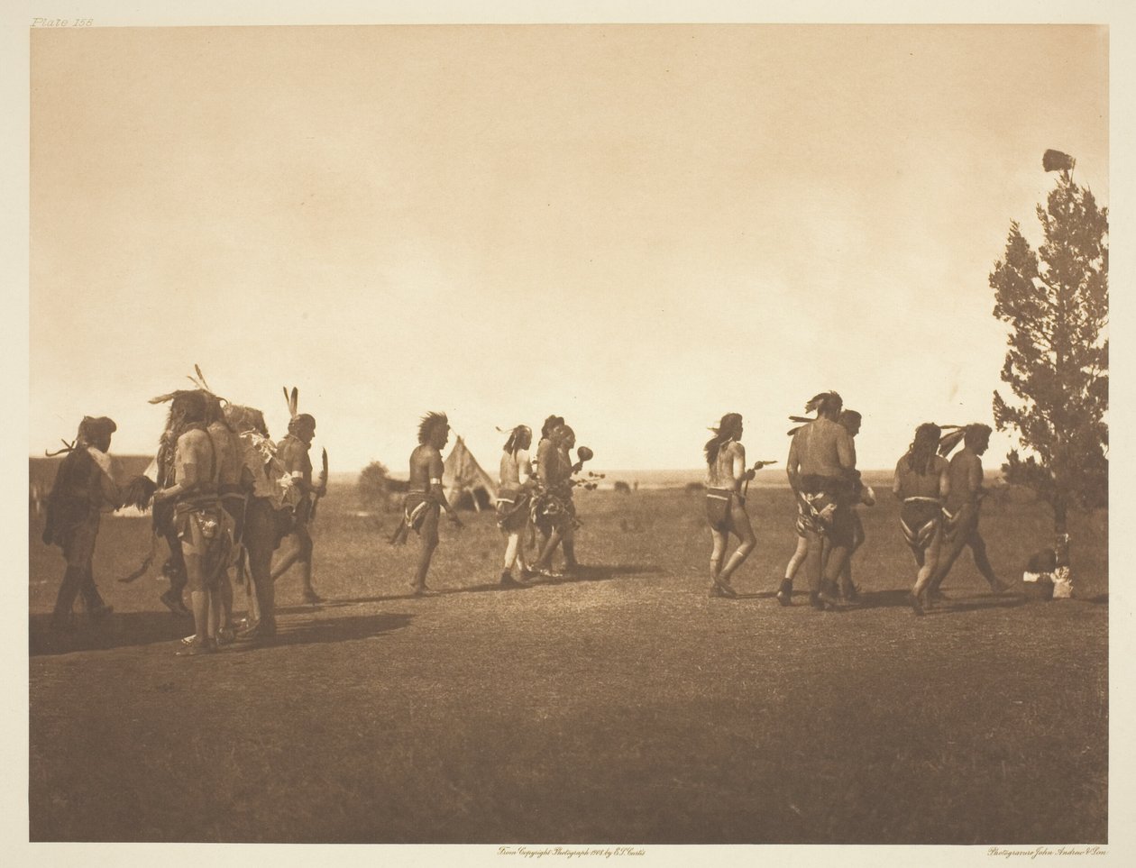 Arikara Medicine Ceremony - Dance of the Fraternity 作者 爱德华·S·柯蒂斯