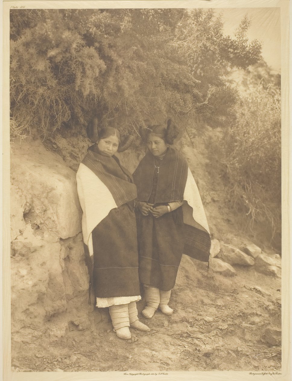 在Trysting Place，1921年。 作者 爱德华警长柯蒂斯