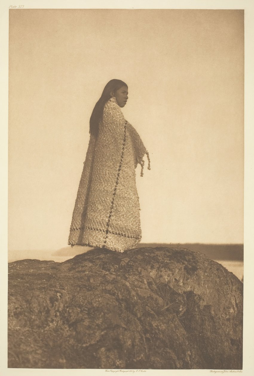 考伊汉女孩，1912年。 作者 爱德华警长柯蒂斯