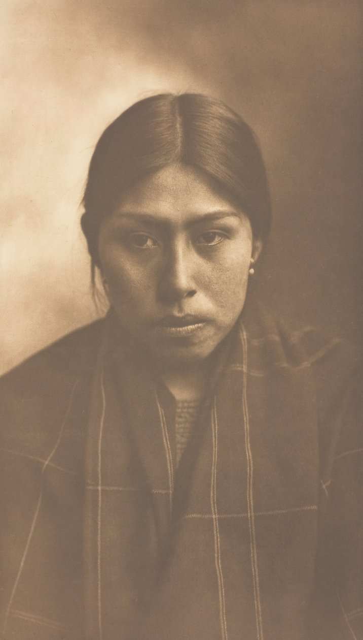 苏卡米什妇女，1899年。 作者 爱德华警长柯蒂斯