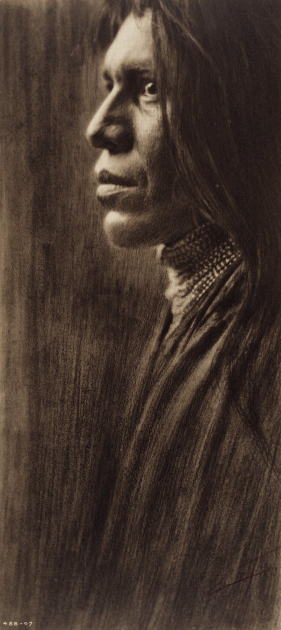 约 1902 年，尤马号（铂金和明胶银印刷品） 作者 爱德华警长柯蒂斯