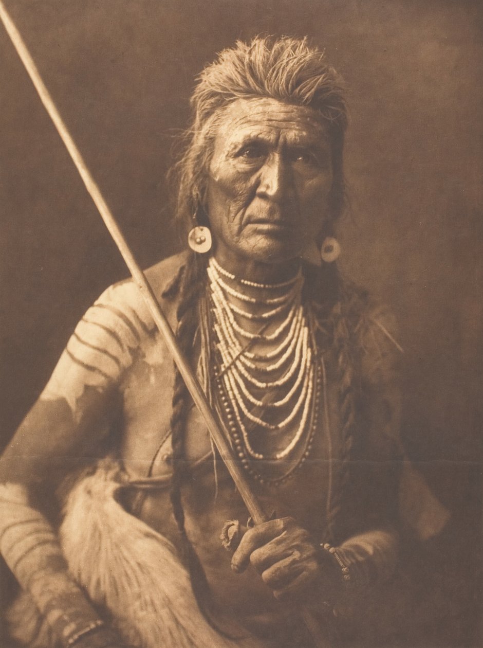 狼--Apsaroke，1908年。 作者 爱德华警长柯蒂斯