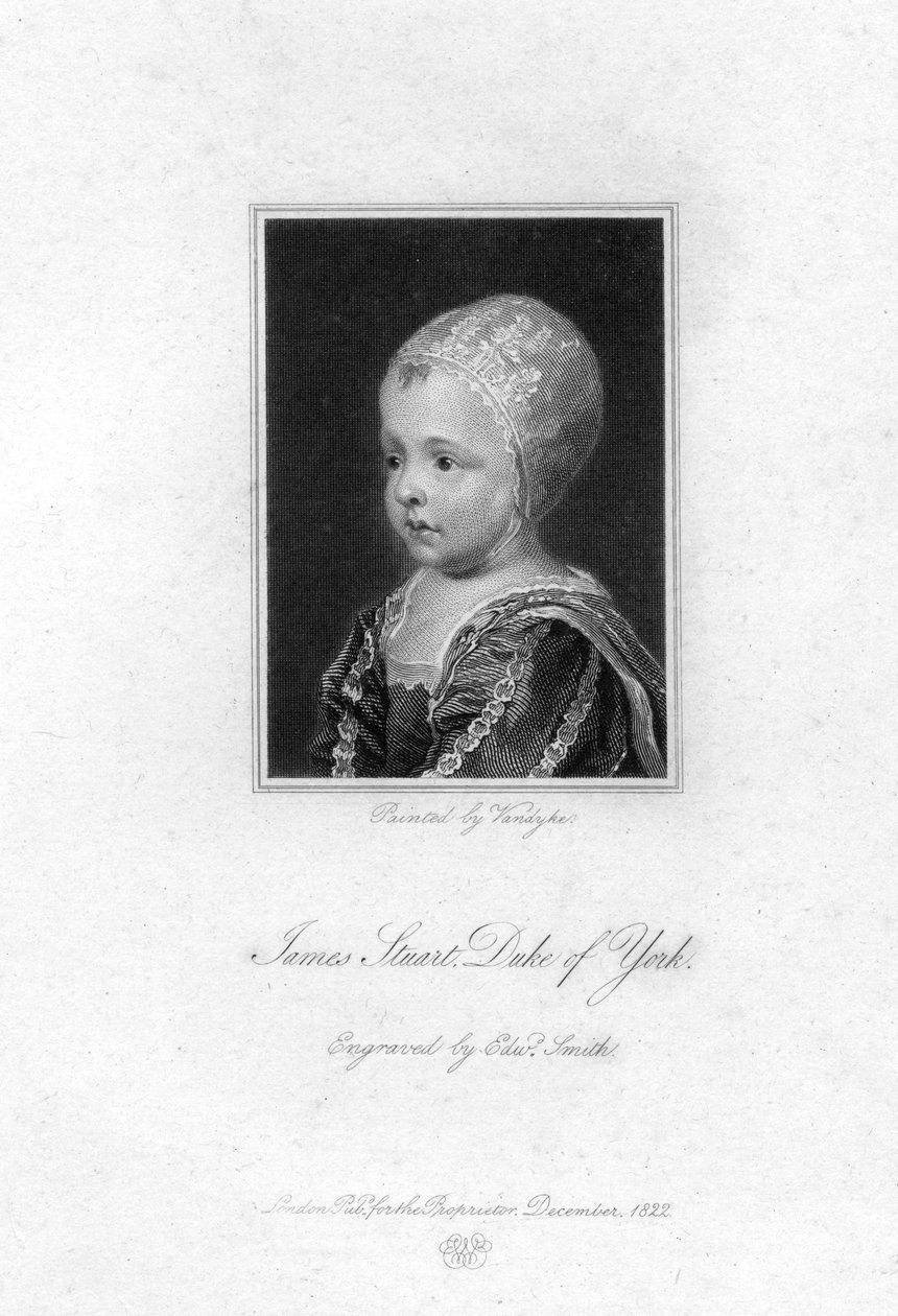 詹姆斯·斯图尔特（James Stuart），约克公爵，1822年。 作者 爱德华·史密斯