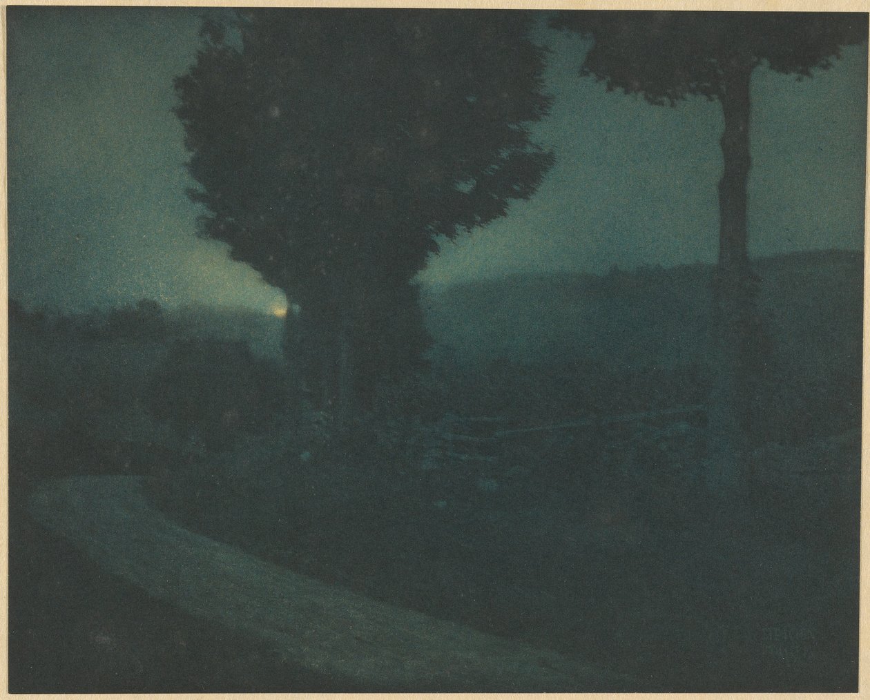 [通往山谷的路--月出] 作者 爱德华·史提琴（Edward Steichen）