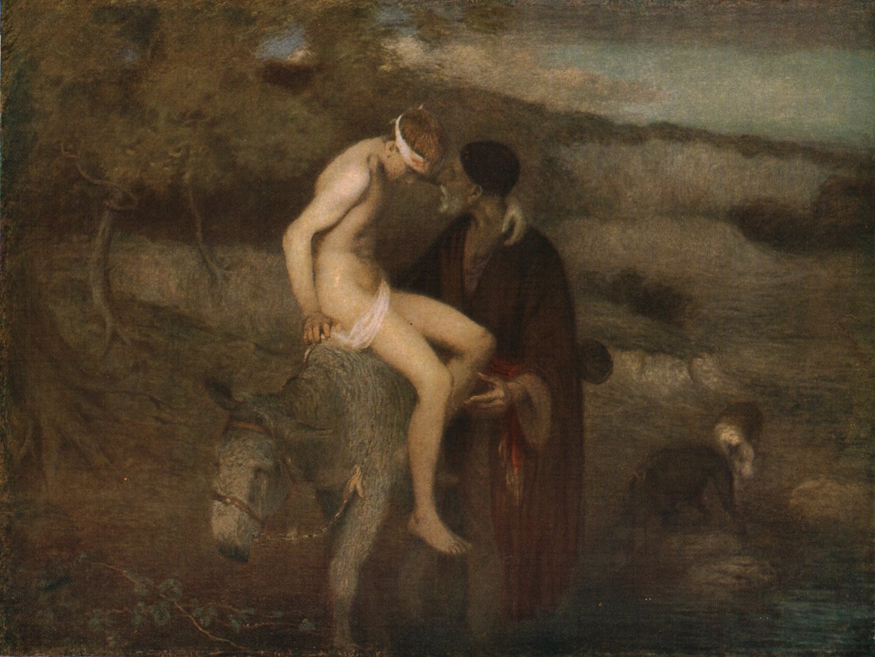 好撒玛利亚人，c1890，c1930。 作者 威廉·爱德华·斯托特