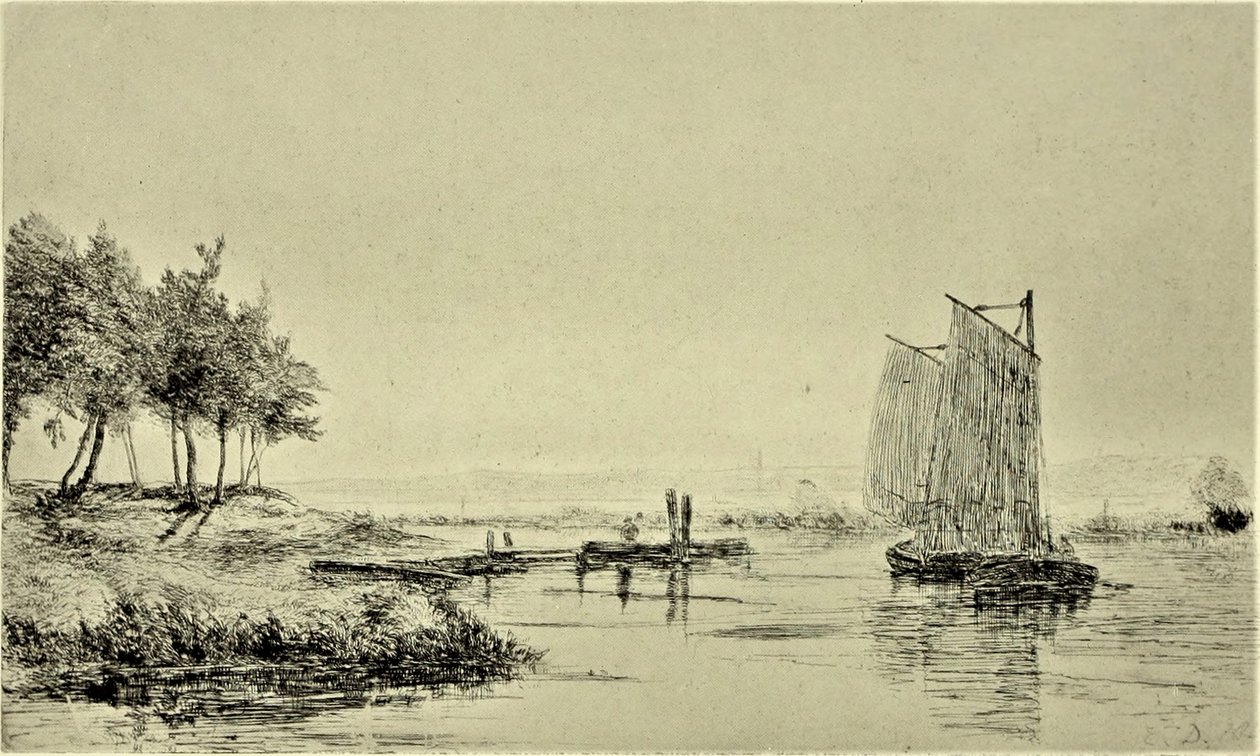 怀特林根景观 作者 爱德华·托马斯·丹尼尔（Edward Thomas Daniell）