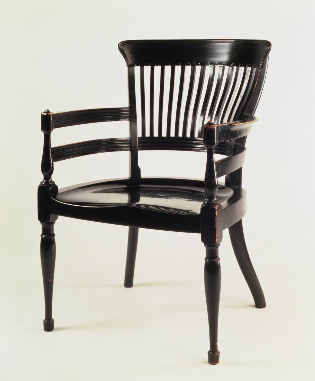 扶手椅，由James Peddle制造，1880年（黑檀木） 作者 爱德华·威廉·戈德温
