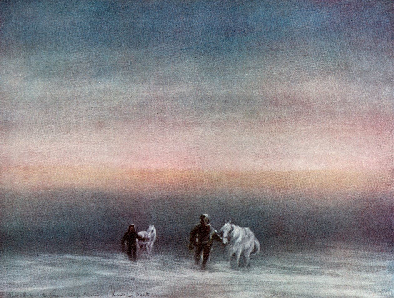 行使小马，1911年，1913年。 作者 查尔斯·爱德华·威尔逊