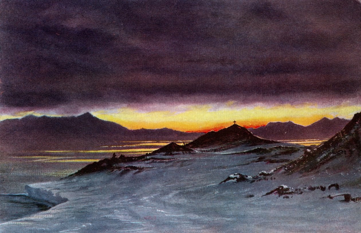 1913年3月27日，午夜，小屋点，1913年 作者 查尔斯·爱德华·威尔逊