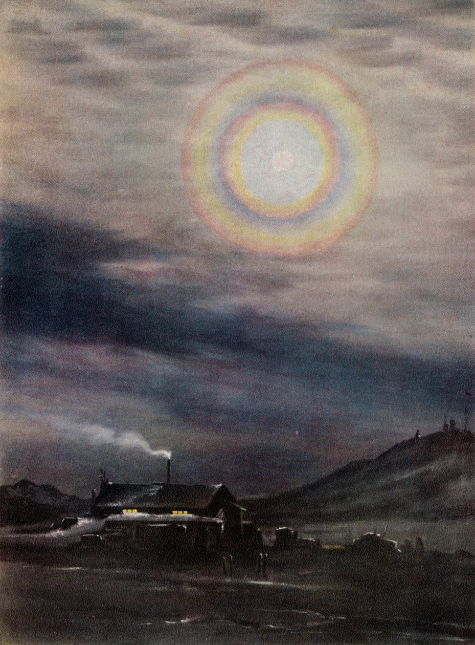 1911年，1913年的月球皇冠。 作者 查尔斯·爱德华·威尔逊